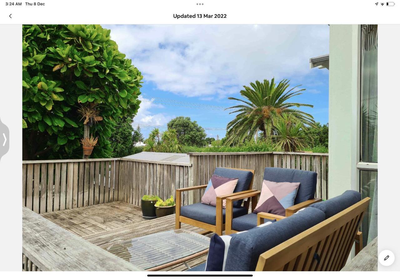 Cabbage Tree - Summer Or Winter Beachfront Haven Papamoa Exteriör bild
